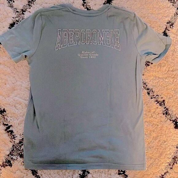 Abercrombie kids green super soft t-shirt, boys 13/14 - Picture 2 of 6